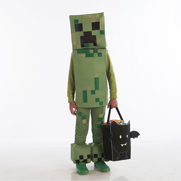 Costumes Pottery Barn Minecraft Creeper Costume 3t Nwt Poshmark